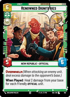 Renowned Dignitaries — Standard Foil