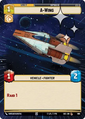 A-Wing — Hyperspace Foil