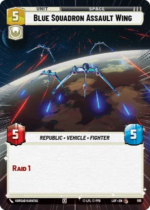 Blue Squadron Assault Wing — Hyperspace