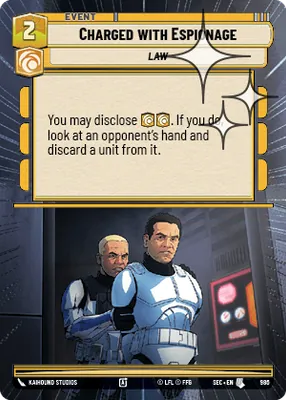 Charged with Espionage — Hyperspace Foil