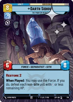 Darth Sidious — Hyperspace Foil
