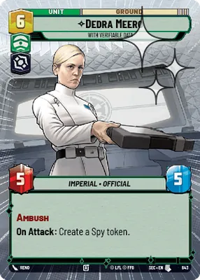 Dedra Meero — Hyperspace Foil