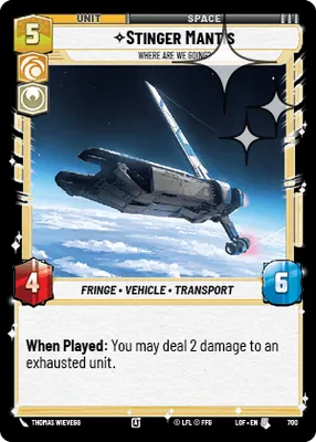 Stinger Mantis — Standard Foil