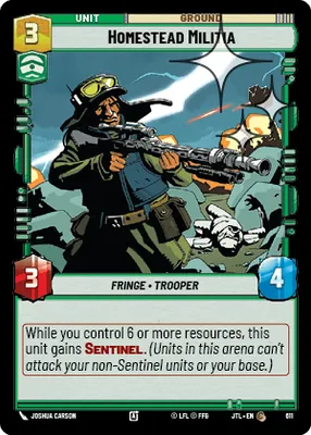 Homestead Militia — Standard Foil