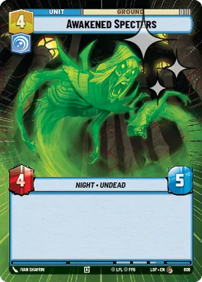 Awakened Specters — Hyperspace Foil