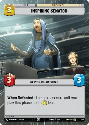 Inspiring Senator — Hyperspace