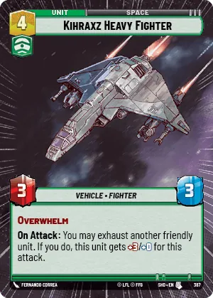 Kihraxz Heavy Fighter — Hyperspace