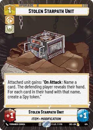 Stolen Starpath Unit — Hyperspace