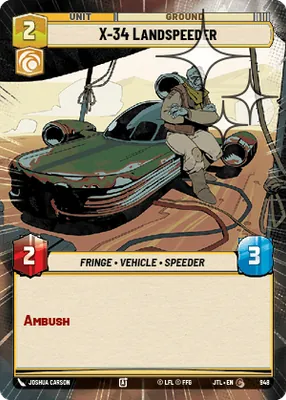 X-34 Landspeeder — Hyperspace Foil