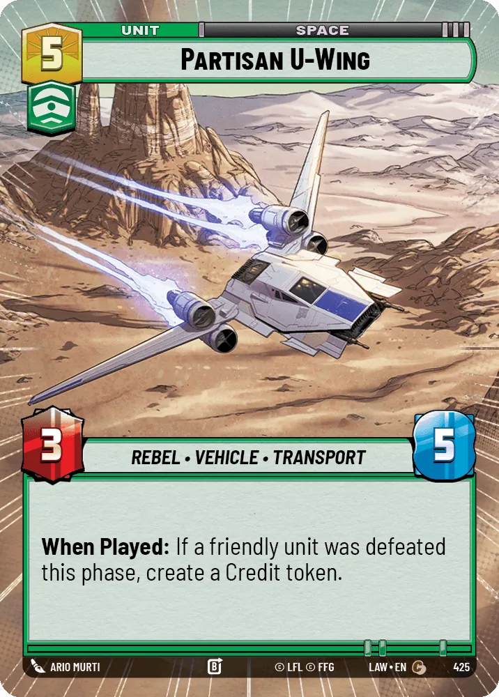 Partisan U-Wing — Hyperspace
