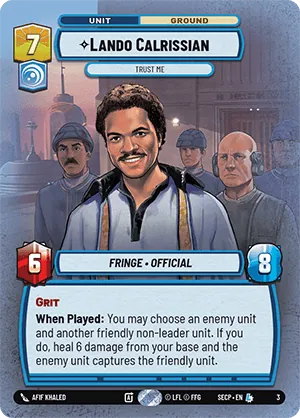 Lando Calrissian — Weekly Play