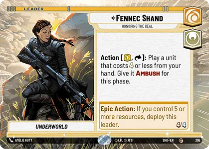 Fennec Shand — Hyperspace