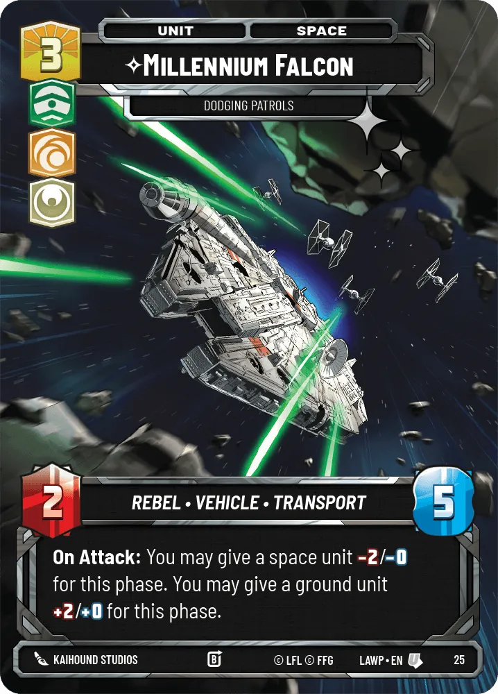 Millennium Falcon — Weekly Play Foil