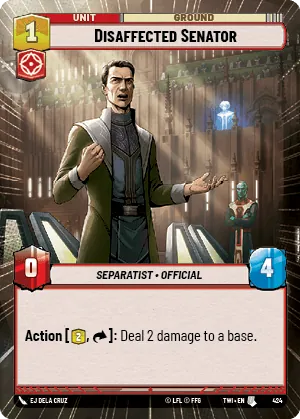 Disaffected Senator — Hyperspace