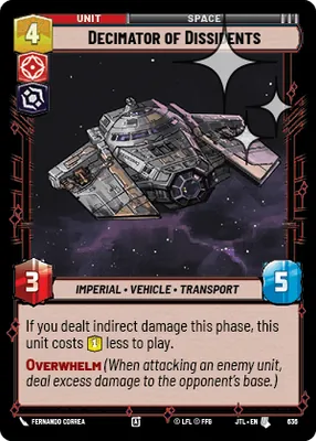 Decimator of Dissidents — Standard Foil