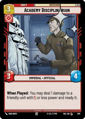 Academy Disciplinarian — Standard Foil