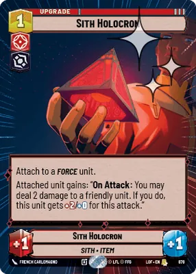 Sith Holocron — Hyperspace Foil