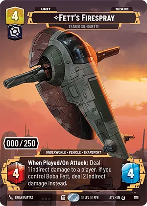 Fett's Firespray — Serialized Prestige
