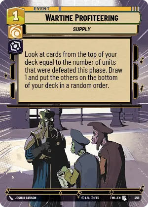 Wartime Profiteering — Hyperspace