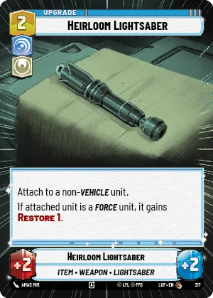 Heirloom Lightsaber — Hyperspace