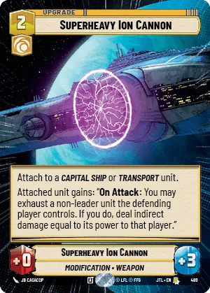 Superheavy Ion Cannon — Hyperspace