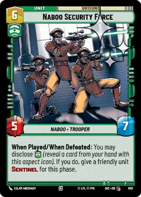 Naboo Security Force — Standard Foil