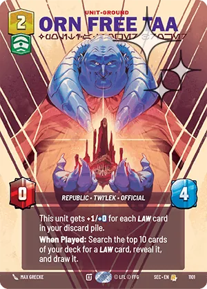 Orn Free Taa — Foil Prestige