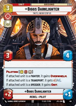 Biggs Darklighter — Hyperspace