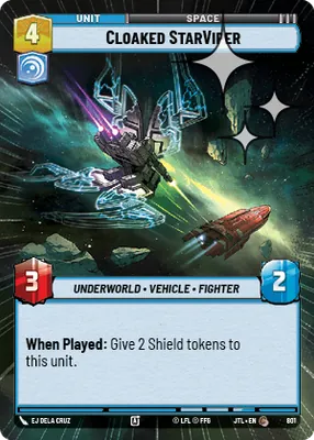 Cloaked StarViper — Hyperspace Foil