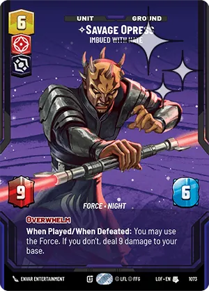 Savage Opress — Foil Prestige