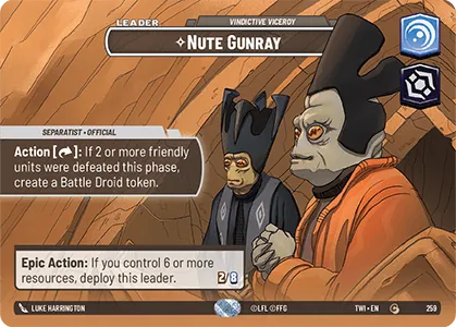 Nute Gunray — Showcase