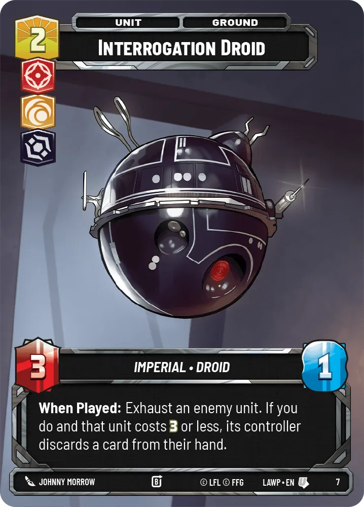 Interrogation Droid — Weekly Play