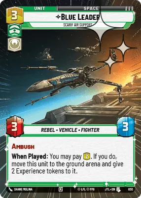 Blue Leader — Hyperspace Foil