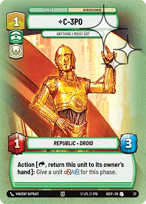 C-3PO — Weekly Play Foil