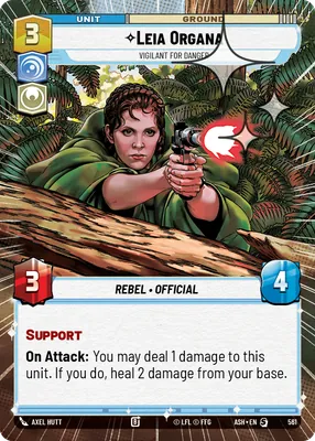 Leia Organa — Hyperspace Foil