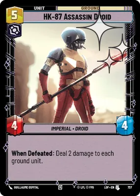 HK-87 Assassin Droid — Standard Foil