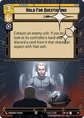 Hold For Questioning — Hyperspace Foil