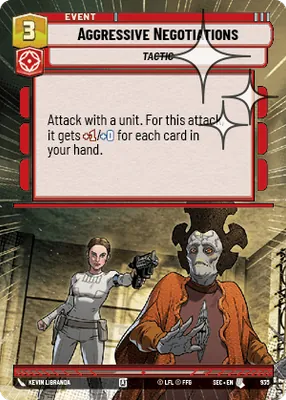 Aggressive Negotiations — Hyperspace Foil