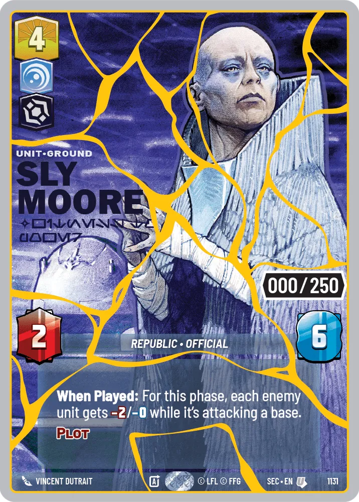 Sly Moore — Serialized Prestige - Yellow Gold