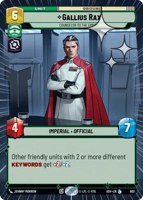 Gallius Rax — Hyperspace Foil