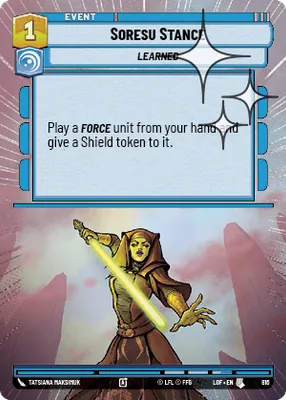 Soresu Stance — Hyperspace Foil