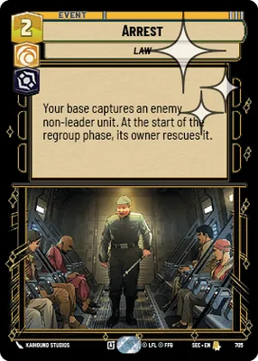 Arrest — Standard Foil