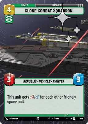 Clone Combat Squadron — Hyperspace Foil