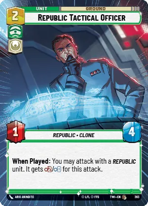 Republic Tactical Officer — Hyperspace