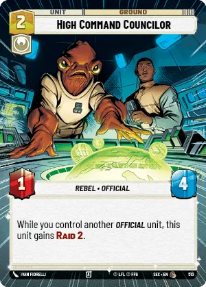 High Command Councilor — Hyperspace