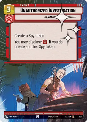Unauthorized Investigation — Hyperspace Foil