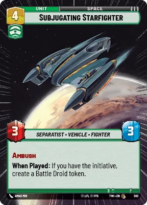 Subjugating Starfighter — Hyperspace