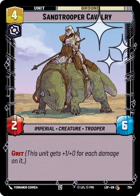 Sandtrooper Cavalry — Standard Foil