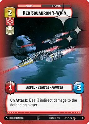 Red Squadron Y-Wing — Weekly Play Foil