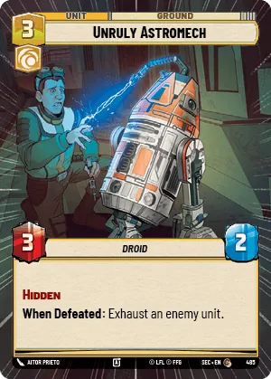 Unruly Astromech — Hyperspace